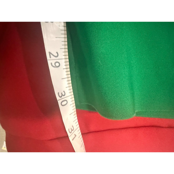 2 Pair Eloquii Flat Front Dress Pants Size 24L Long Plus Red Green Work Holiday - Picture 13 of 13